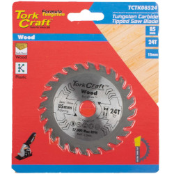Tct Saw Blade 85mm X 1.2mm X 15mm X 24t Wood Thin Kerf