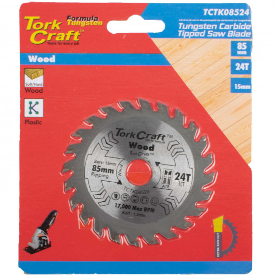 Tct Saw Blade 85mm X 1.2mm X 15mm X 24t Wood Thin Kerf Tct Saw Blade 85mm X 1.2mm X 15mm X 24t Wood Thin Kerf