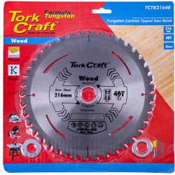 Tct Saw Blade 216mm X 2.0mm X 30mm X 40t Wood Thin Kerf