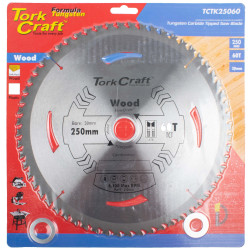 Saw Blade Thin Kerf 250 X 60t 30-16 Tct