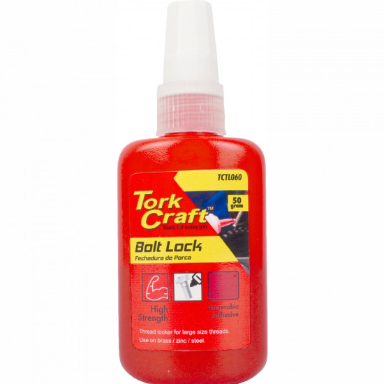 Bolt Lock High Strength For Large Sized Threads - Red - 50g Bolt Lock High Strength For Large Sized Threads - Red - 50g