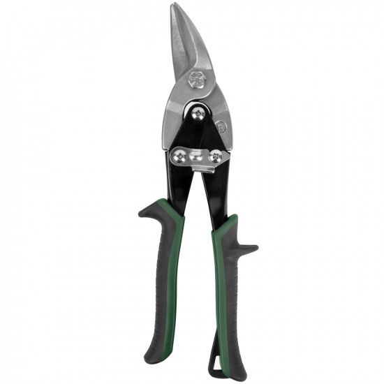 Tin Snip 260mm Right & Straight Cut Green Tin Snip 260mm Right & Straight Cut Green