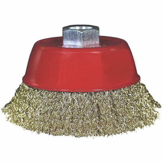 Wire Cup Brush Crimped 100mmxm14 Blister Wire Cup Brush Crimped 100mmxm14 Blister
