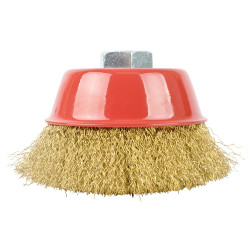 Wire Cup Brush Crimped 100mmxm14 Bulk