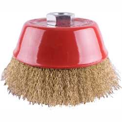 Wire Cup Brush Crimped 125mmxm14 Bulk