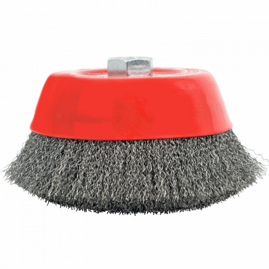 Wire Cup Brush Crimped Plain 150mmxm14 Bulk