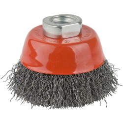 Wire Cup Brush Crimped Plain 60mmxm14 Blister