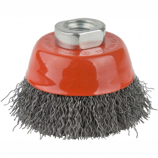 Wire Cup Brush Crimped Plain 60mmxm14 Blister Wire Cup Brush Crimped Plain 60mmxm14 Blister