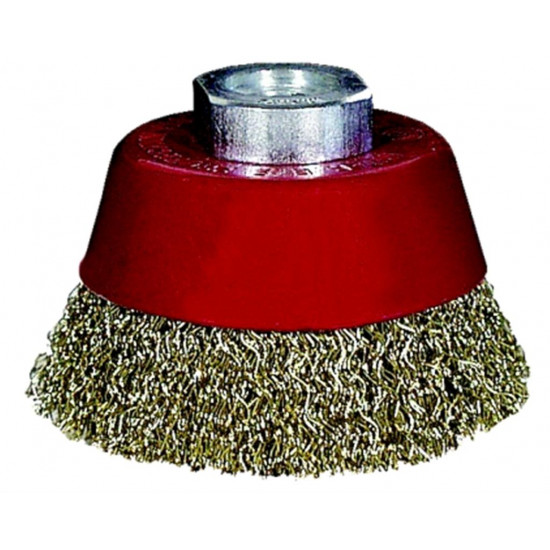 Wire Cup Brush Crimped 75mmxm14 Blister Wire Cup Brush Crimped 75mmxm14 Blister