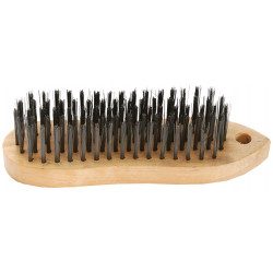 Wire H& Block Brush Wood H&le Rectangular