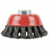 Wire Cup Brush Twisted 100mmxm14 Blister