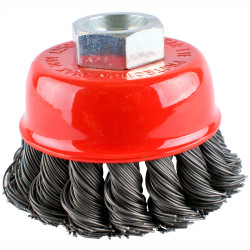 Wire Cup Brush Twisted 65mmxm14 Blister