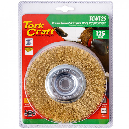 Wire Wheel Brush 125mm X 14mm X 16mm Arbor With 1/2' Bush Wire Wheel Brush 125mm X 14mm X 16mm Arbor With 1/2' Bush