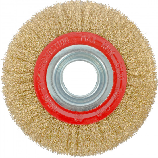 Wire Wheel Brush 150 X 25mm Bench Grinder Blister Wire Wheel Brush 150 X 25mm Bench Grinder Blister