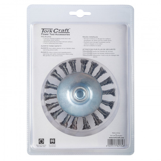 Wire Cup Brush Twisted Bevel Plain 115mmxm14 Blister Wire Cup Brush Twisted Bevel Plain 115mmxm14 Blister
