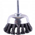 Wire Cup Brush Twisted Plain 65mm X 6mm Shaft Blister