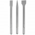 Sds Max Chisel 3pc Set 18x300mm Pointed 18x300x25mm Flat 18x300x40mm
