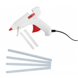 Glue Gun 40w 11mm Tcgg05002 C/w Glue Stick 11 X 200mm 12pc Tcgs11200-0