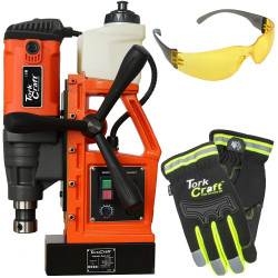 Mag. Base Drill Tcmd0035hd + A5 Anti-cut Glove Lar Gl102 + Eye Wear B5